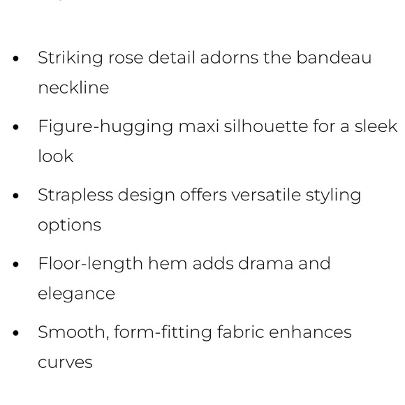 BOOHOO - ROSE DETAIL MAXI DRESS - Picture 5 of 6